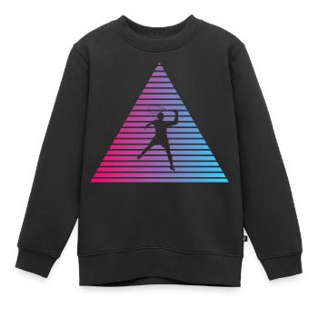Squash - Kinder Premium Organic Sweatshirt - Schwarz - Vorne - AI Model Kid Female (0cm)