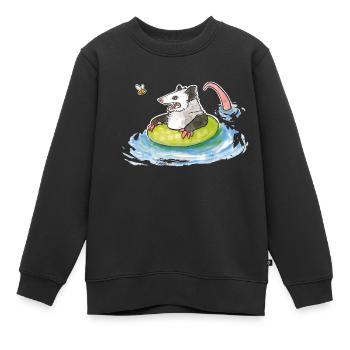 Beeware! - Kinder Premium Organic Sweatshirt - Schwarz - Vorne - AI Model Kid Female (0cm)