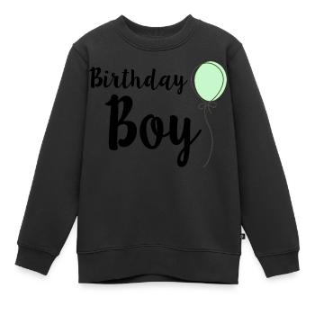 Birthday Boy - Kinder Premium Organic Sweatshirt - Schwarz - Vorne - AI Model Kid Female (0cm)