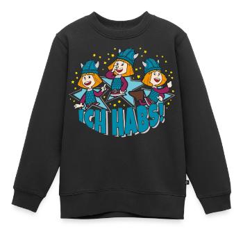 Wickie Und Die Starken Männer Ich Habs - Kinder Premium Organic Sweatshirt - Schwarz - Vorne - AI Model Kid Female (0cm)