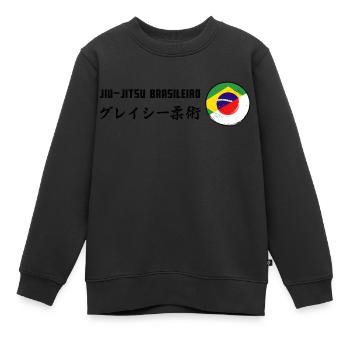 Brazilian Jiu-Jitsu Brasileiro - Kinder Premium Organic Sweatshirt - Schwarz - Vorne - AI Model Kid Female (0cm)