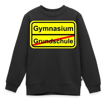 Gymnasium 5. Klasse Grundschule Schulwechsel Spaß - Kinder Premium Organic Sweatshirt - Schwarz - Vorne - AI Model Kid Female (0cm)