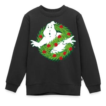 Ghostbusters Frohe Weihnachten - Kinder Premium Organic Sweatshirt - Schwarz - Vorne - AI Model Kid Female (0cm)
