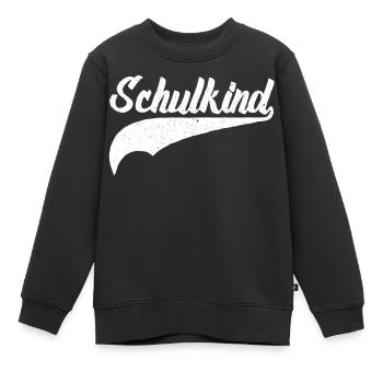 SCHULKIND ERSTKLÄSSLER EINSCHULUNG SCHULANFÄNGER - Kinder Premium Organic Sweatshirt - Schwarz - Vorne - AI Model Kid Female (0cm)