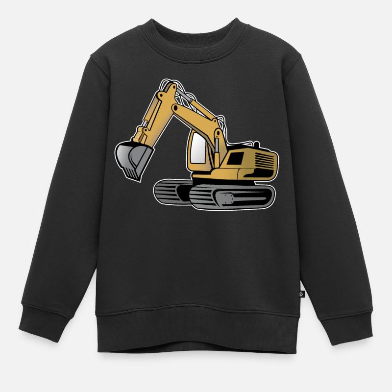 Bagger - Kinder Premium Organic Sweatshirt - Schwarz