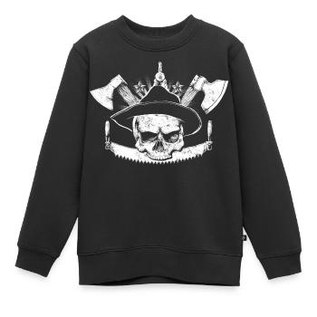 Zimmermann - Kinder Premium Organic Sweatshirt - Schwarz - Vorne - AI Model Kid Female (0cm)