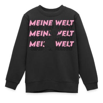 Heidi Meine Welt - Kinder Premium Organic Sweatshirt - Schwarz - Vorne - AI Model Kid Female (0cm)