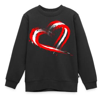 Kanada - Kinder Premium Organic Sweatshirt - Schwarz - Vorne - AI Model Kid Female (0cm)