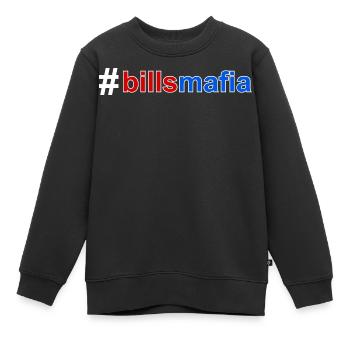 Büffel-Mafia - Kinder Premium Organic Sweatshirt - Schwarz - Vorne - AI Model Kid Female (0cm)