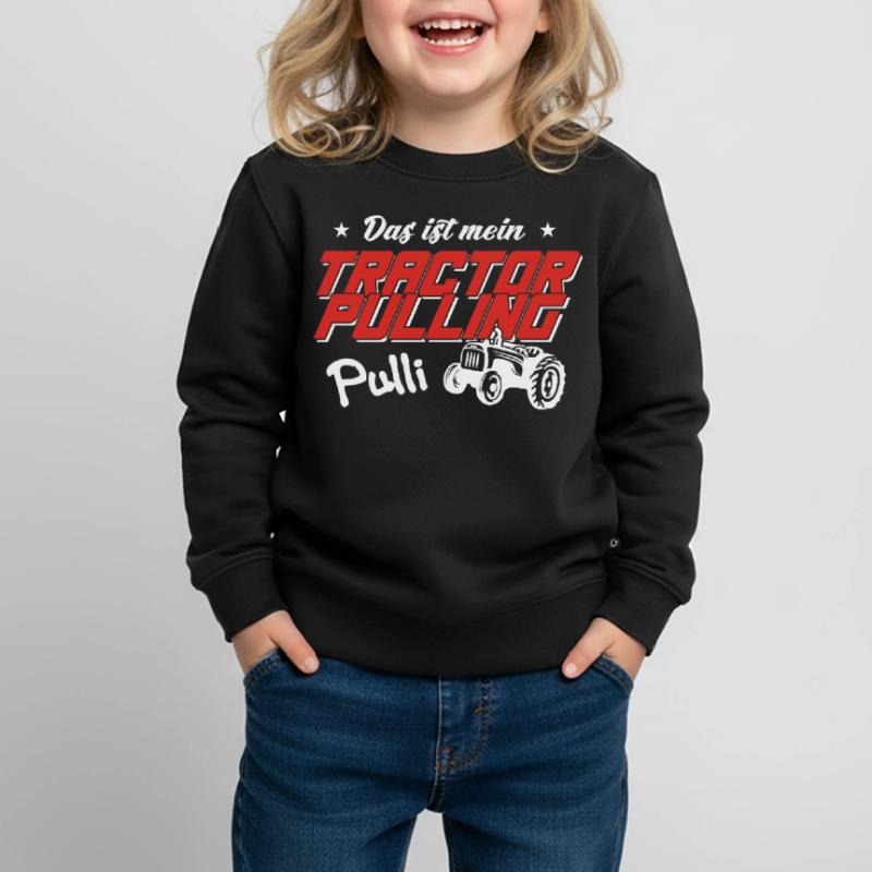 Tractor Pulling Pulli Kids Premium Organic Sweatshirt