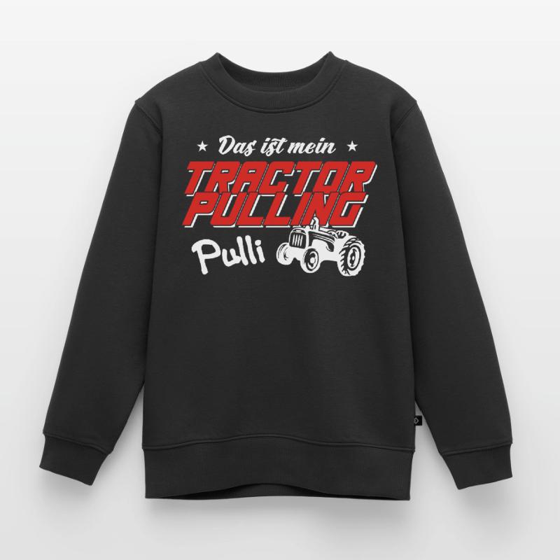 Tractor Pulling Pulli Kids Premium Organic Sweatshirt