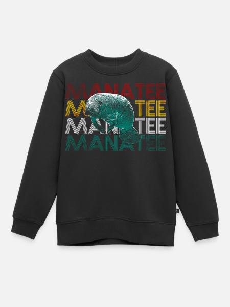 Seekuh - Kinder Premium Organic Sweatshirt - Schwarz