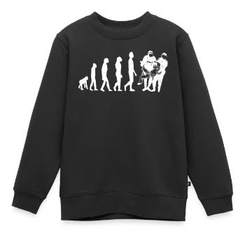Polizei Polizist Polizistin Polizisten - Kinder Premium Organic Sweatshirt - Schwarz - Vorne - AI Model Kid Female (0cm)