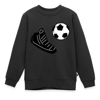 Chaussures Sport - Sweat Premium enfant bio - noir - Devant - AI Model Kid Female (0cm)