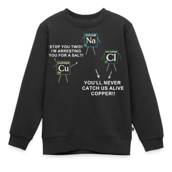 Wissenschaft - Kinder Premium Organic Sweatshirt - Schwarz - Vorne - AI Model Kid Female (0cm)