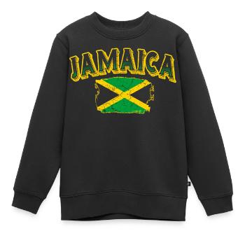 Jamaïque - Sweat Premium enfant bio - noir - Devant - AI Model Kid Female (0cm)