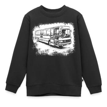 Setra S 213 UL Bus - Kinder Premium Organic Sweatshirt - Schwarz - Vorne - AI Model Kid Female (0cm)