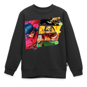 Miraculous Superhelden - Kinder Premium Organic Sweatshirt - Schwarz - Vorne - AI Model Kid Female (0cm)