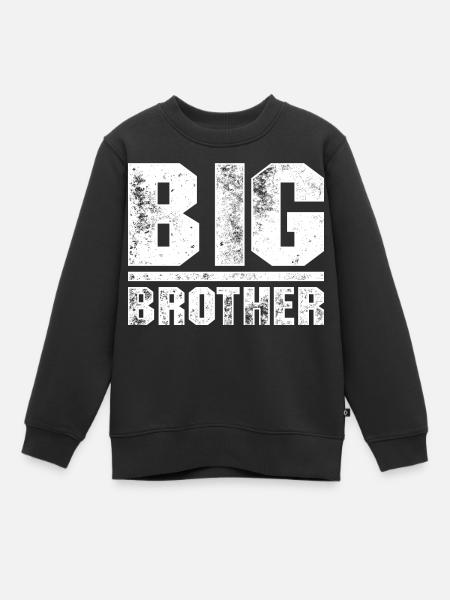 Orwellian Surveillance Bold - Kids Premium Organic Sweatshirt - black
