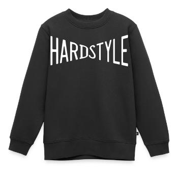 hardstyle musique dansant disco record deejay dj renommée - Sweat Premium enfant bio - noir - Devant - AI Model Kid Female (0cm)