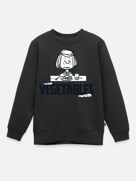 Peanuts Snoopy Patty Légumes - Sweat Premium enfant bio - noir