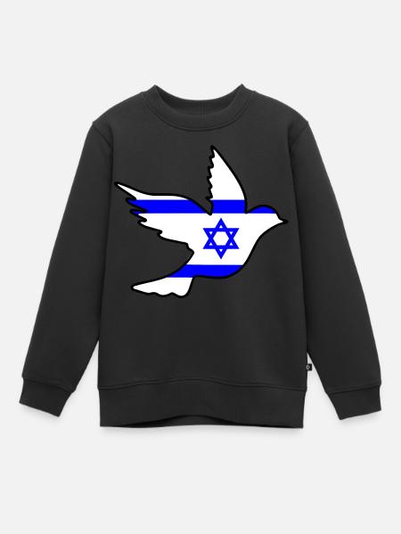 Israel - Sweat Premium enfant bio - noir