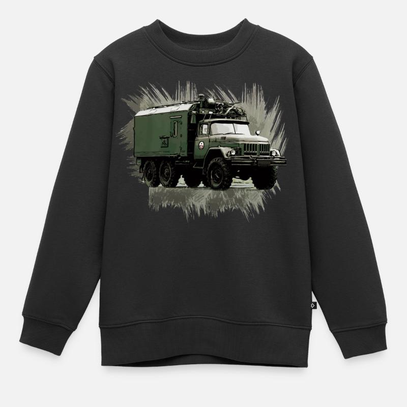 ZIL 131 KO - Sweat Premium enfant bio - noir