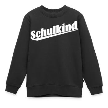 Schulkind - Kinder Premium Organic Sweatshirt - Schwarz - Vorne - AI Model Kid Female (0cm)