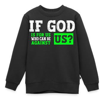Jésus-Christ - Chemise chrétienne - Chrétien - Sweat Premium enfant bio - noir - Devant - AI Model Kid Female (0cm)