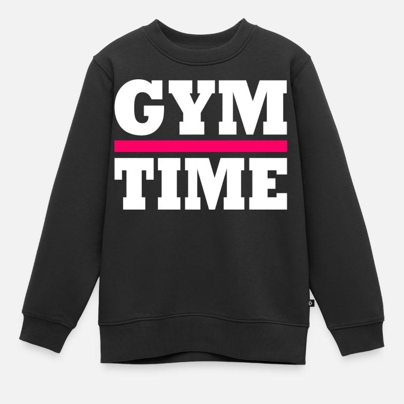 Gym - Sweat Premium enfant bio - noir