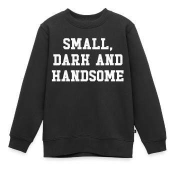 Klein dunkel und hübsch - Kinder Premium Organic Sweatshirt - Schwarz - Vorne - AI Model Kid Female (0cm)