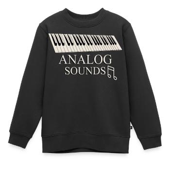 Pianiste - Sweat Premium enfant bio - noir - Devant - AI Model Kid Female (0cm)