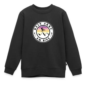 Kein Akku am Bike - Kinder Premium Organic Sweatshirt - Schwarz - Vorne - AI Model Kid Female (0cm)