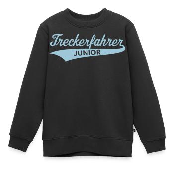 Treckerfahrer Junior (Trecker / Traktor / Sohn) - Kinder Premium Organic Sweatshirt - Schwarz - Vorne - AI Model Kid Female (0cm)