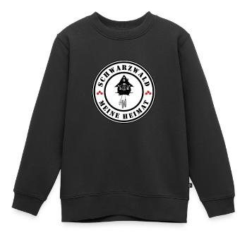 Schwarzwald meine Heimat - Kinder Premium Organic Sweatshirt - Schwarz - Vorne - AI Model Kid Female (0cm)