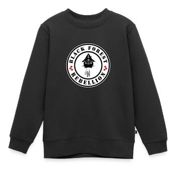 Rébellion de la Forêt-Noire - Sweat Premium enfant bio - noir - Devant - AI Model Kid Female (0cm)