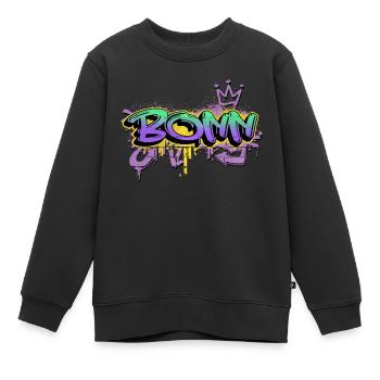 Bonn Deutschland Stadt Graffiti Spray Sprayer - Kinder Premium Organic Sweatshirt - Schwarz - Vorne - AI Model Kid Female (0cm)