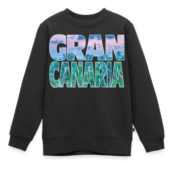 Gran Canaria - Kinder Premium Organic Sweatshirt - Schwarz - Vorne - AI Model Kid Female (0cm)
