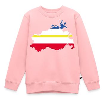 Mecklenburg-Western Pomerania - Kids Premium Organic Sweatshirt - rose - Front - AI Model Kid Female (0cm)