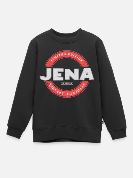Jena Deutschland Stadt Skyline Heimat Liebe - Kinder Premium Organic Sweatshirt - Schwarz