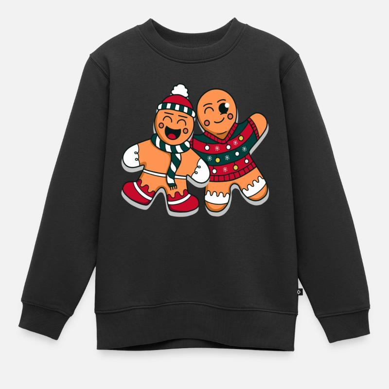 noel - Sweat Premium enfant bio - noir