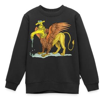 LE ROBINET - Sweat Premium enfant bio - noir - Devant - AI Model Kid Female (0cm)