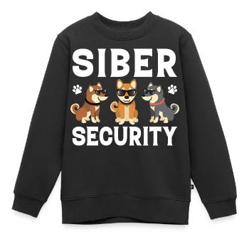 Husky tshirt - Kinder Premium Organic Sweatshirt - Schwarz - Vorne - AI Model Kid Female (0cm)
