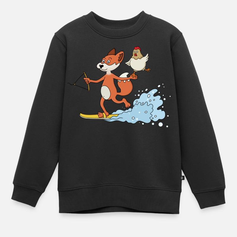 KOT UND GOUPI - Kinder Premium Organic Sweatshirt - Schwarz