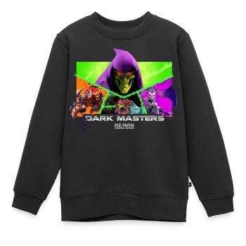 Masters Of The Universe Skeletor + Evil Warriors - Sweat Premium enfant bio - noir - Devant - AI Model Kid Female (0cm)