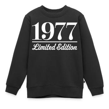 1977 Limited Edition - Kinder Premium Organic Sweatshirt - Schwarz - Vorne - AI Model Kid Female (0cm)