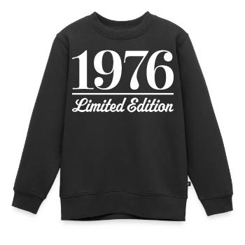 1976 Limited Edition - Kinder Premium Organic Sweatshirt - Schwarz - Vorne - AI Model Kid Female (0cm)