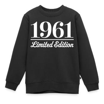 1961 Limited Edition - Kinder Premium Organic Sweatshirt - Schwarz - Vorne - AI Model Kid Female (0cm)