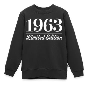 1963 Limited Edition - Kinder Premium Organic Sweatshirt - Schwarz - Vorne - AI Model Kid Female (0cm)