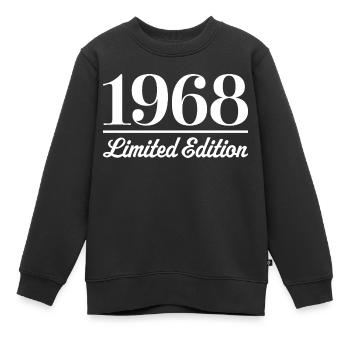 1968 Limited Edition - Kinder Premium Organic Sweatshirt - Schwarz - Vorne - AI Model Kid Female (0cm)